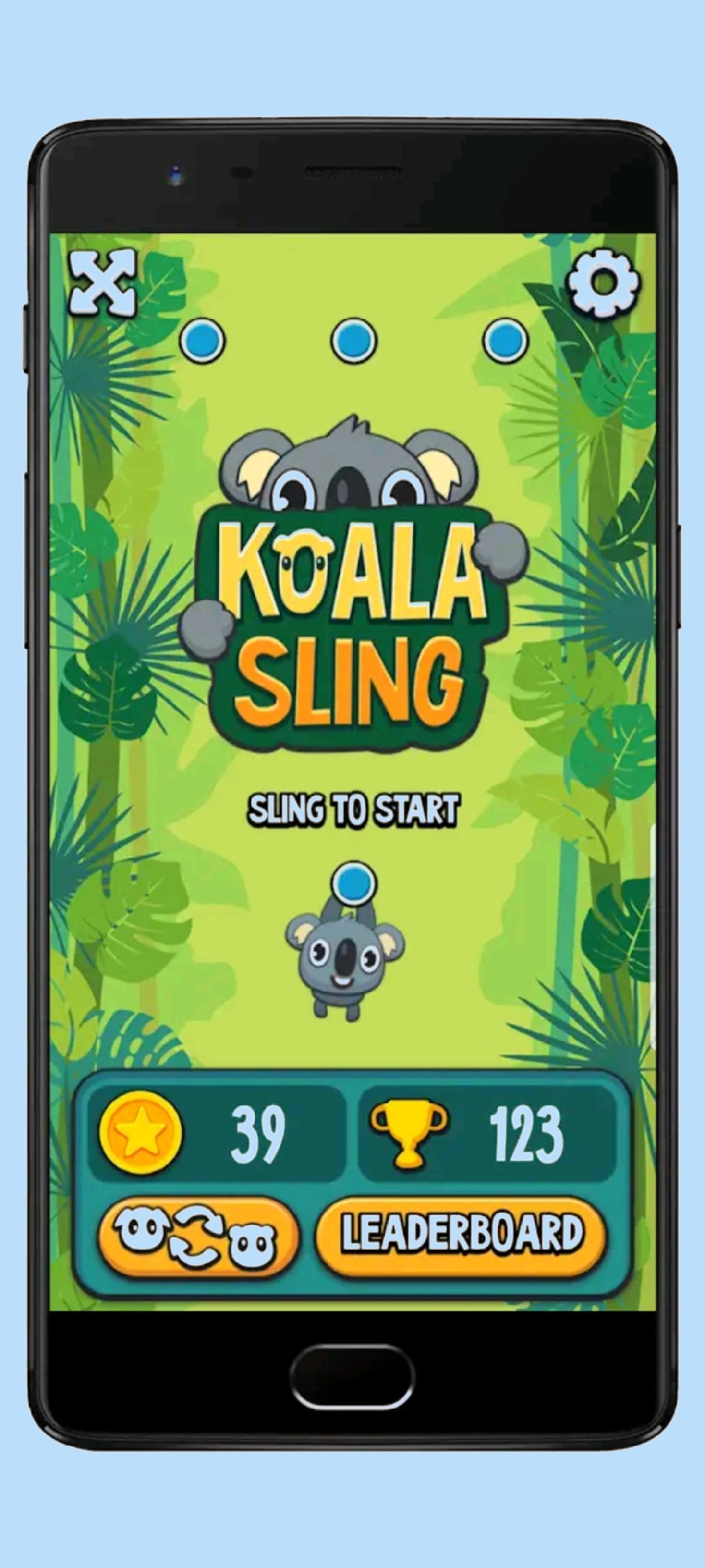 Cuplikan Layar Game Koala Sling