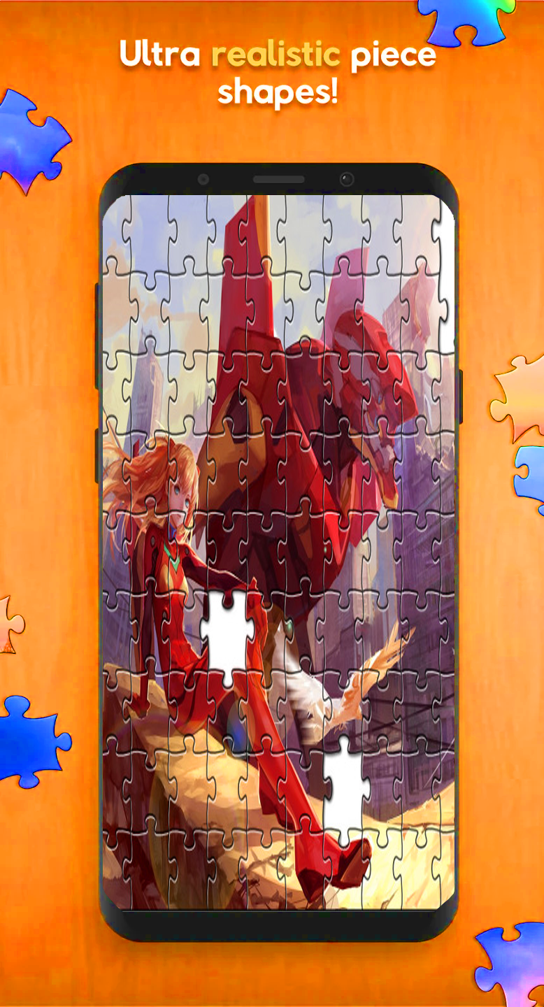 Evangelion Character Puzzle Game Screenshot