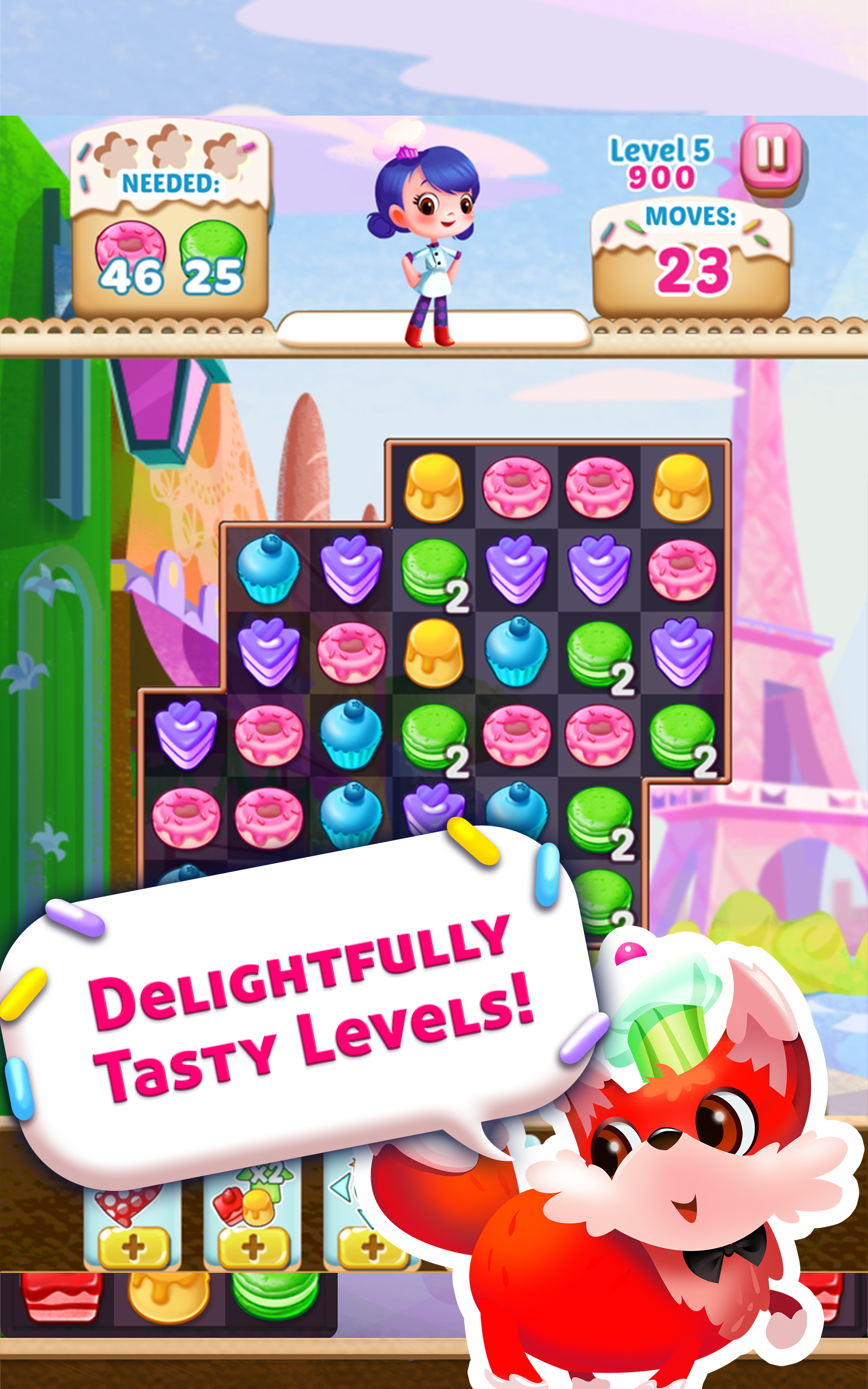 Cupcake Mania™ Game Screenshot