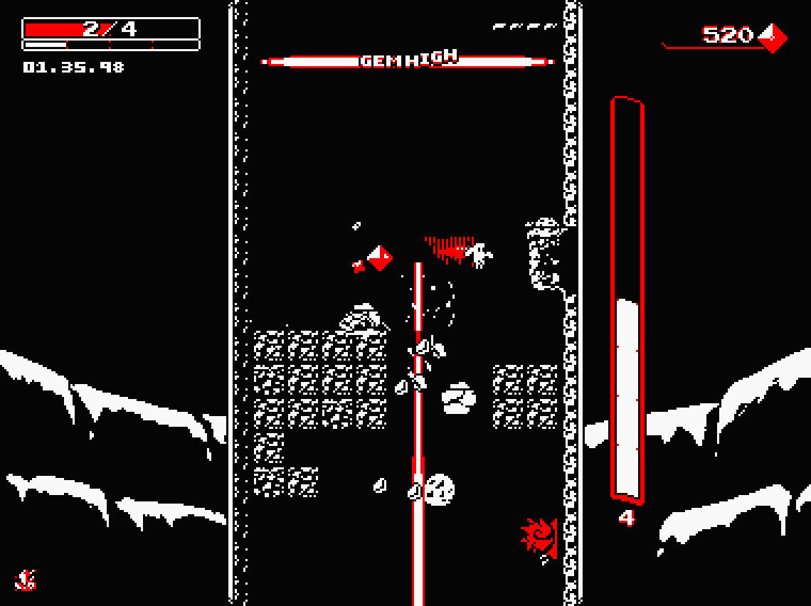Downwell 遊戲截圖