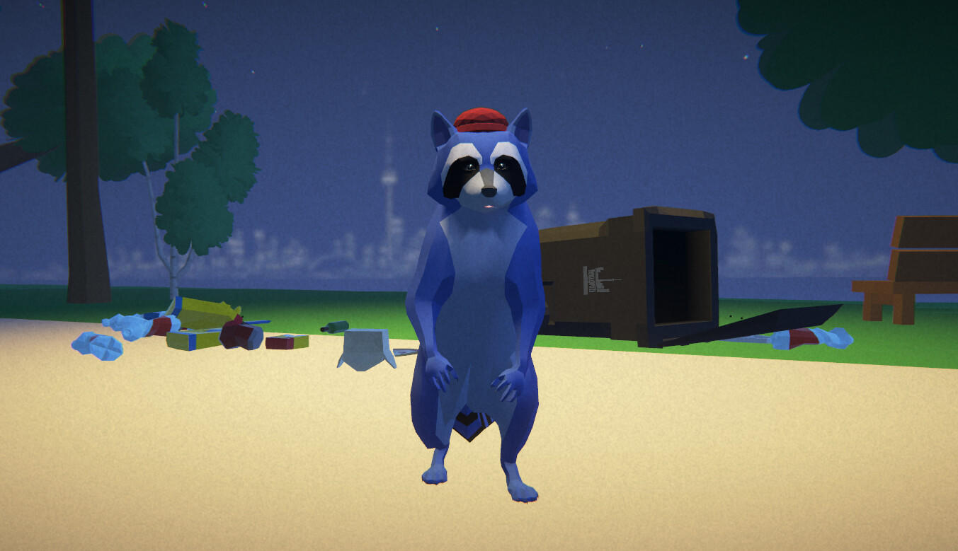 Captura de Tela do Jogo Trash Panda