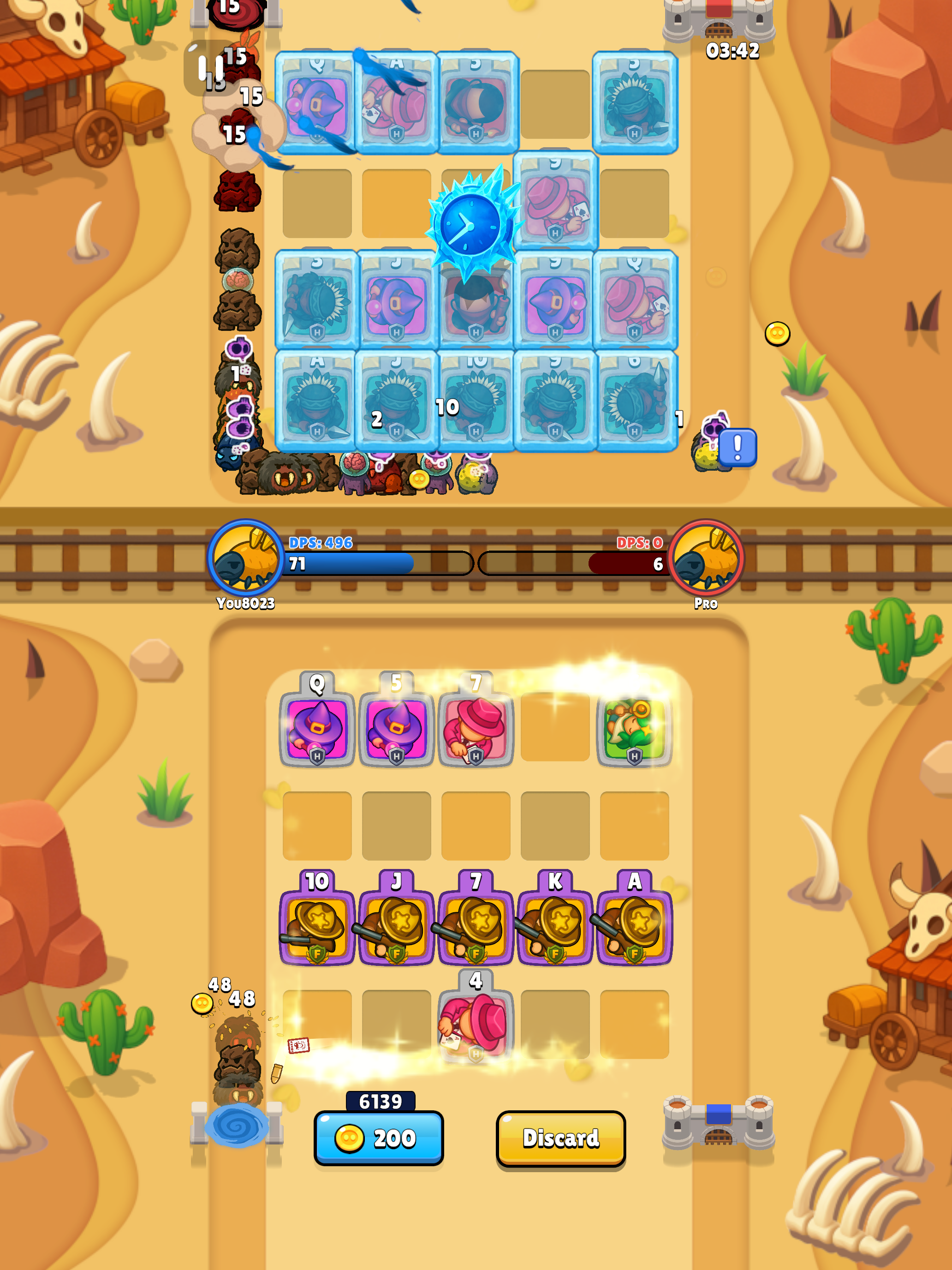 Hand of Heroes Game Screenshot