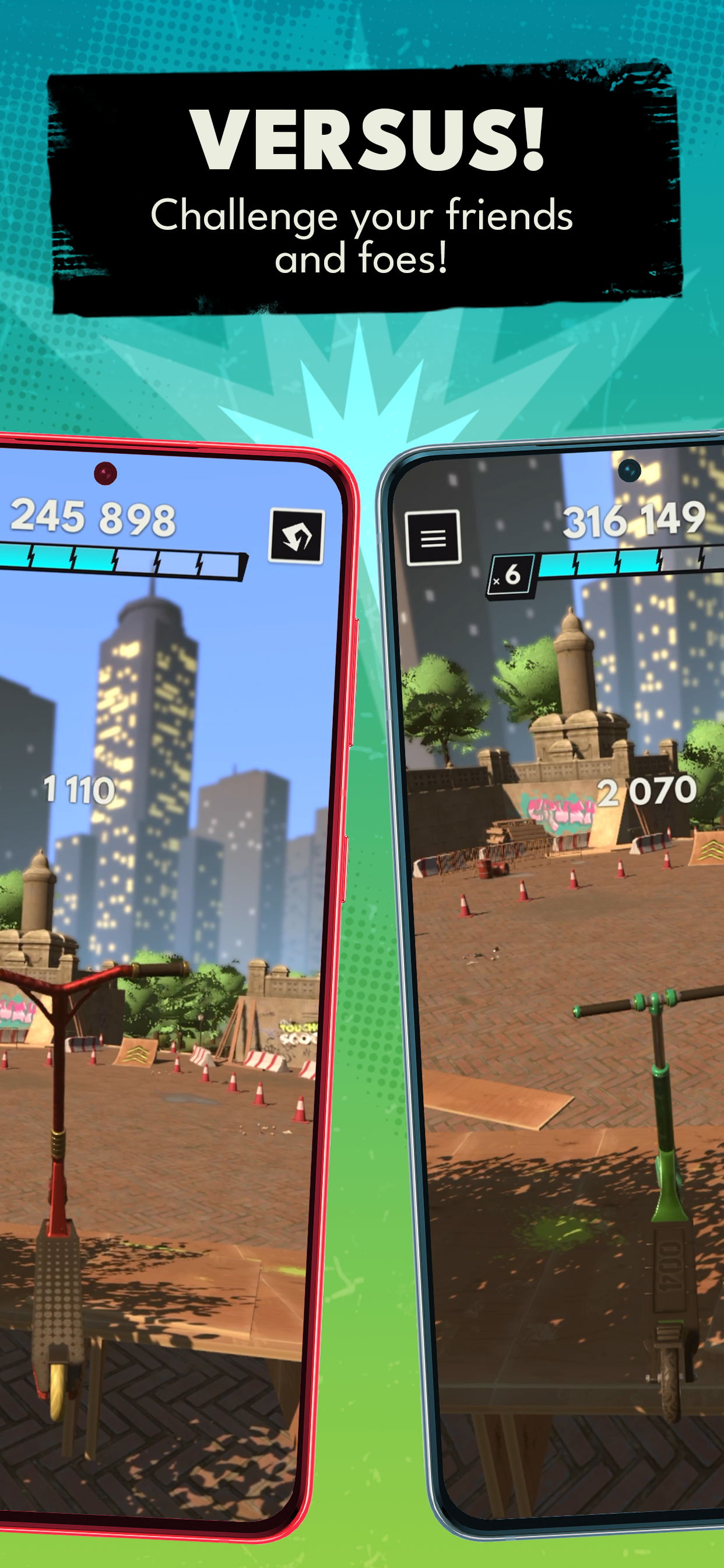 Touchgrind Scooter Game Screenshot