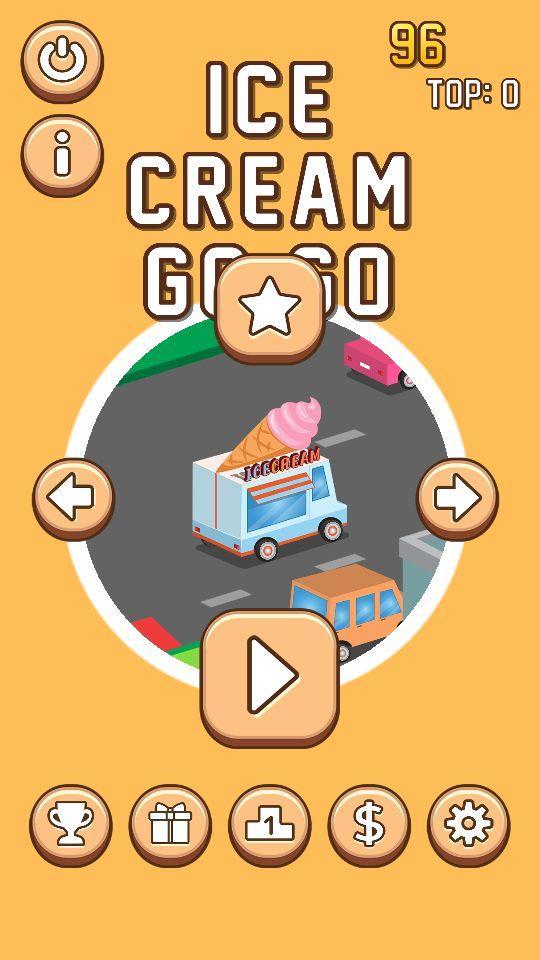 Ice Cream Go Go 게임 스크린 샷
