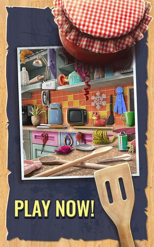 Screenshot of Hidden Objects Kitchen Cleanin