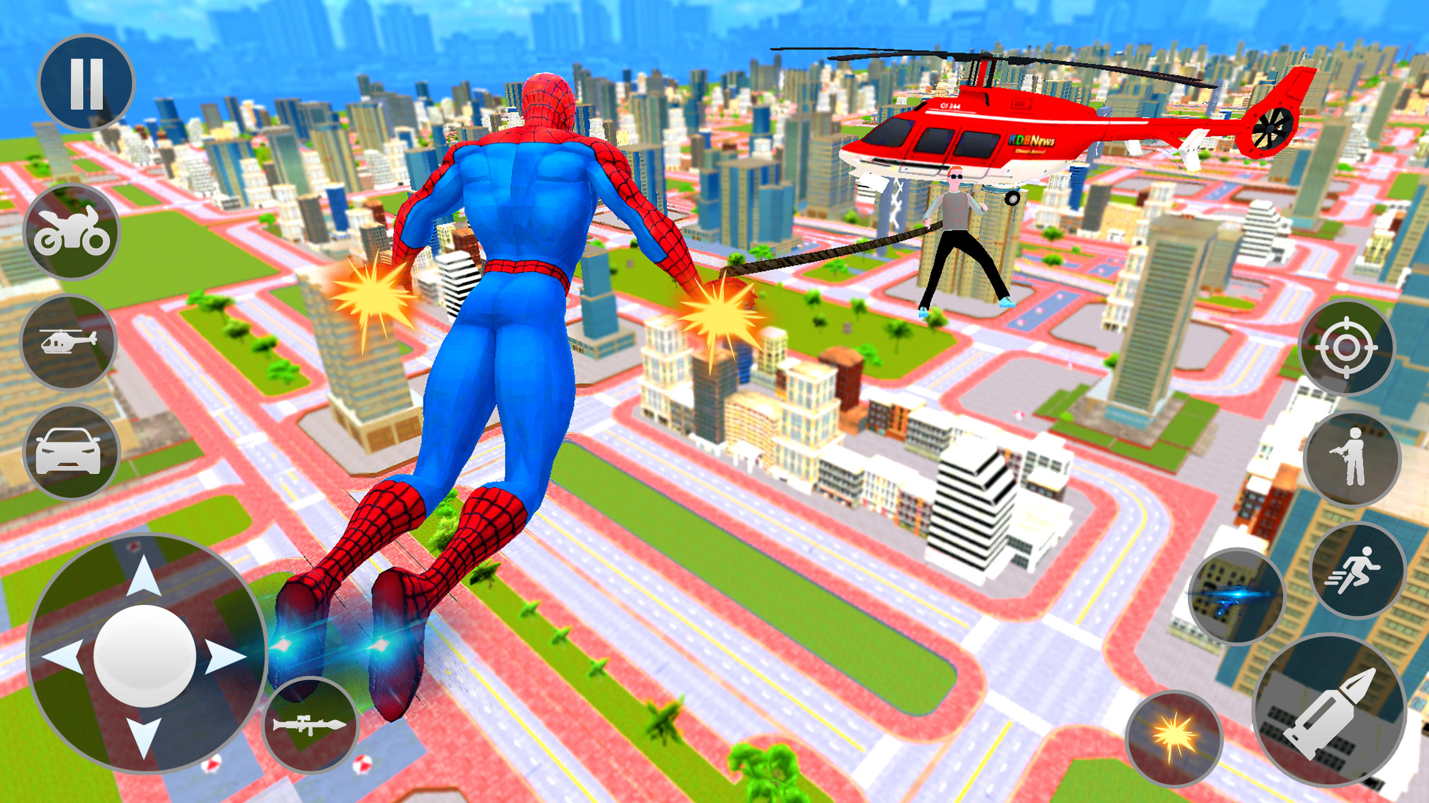Monster Spider Hero Fighting Game Screenshot