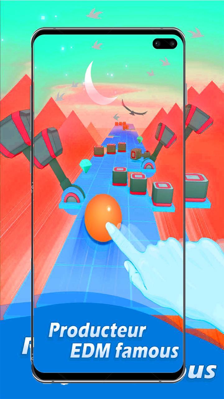 Screenshot of Rolling Sky Road