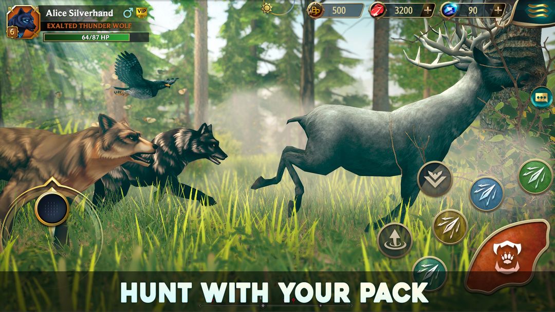 Wolf Tales - Wild Animal Sim遊戲截圖