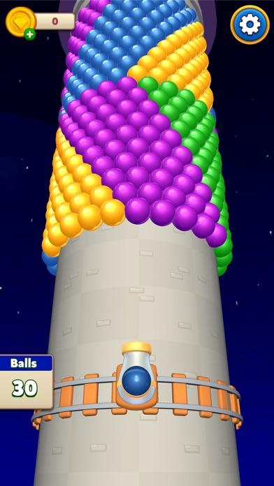 Bubble Popper Ballz Game Screenshot