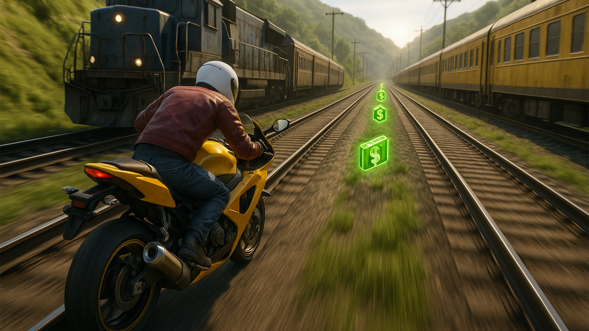 Subway Rider - Train Rush Game Screenshot