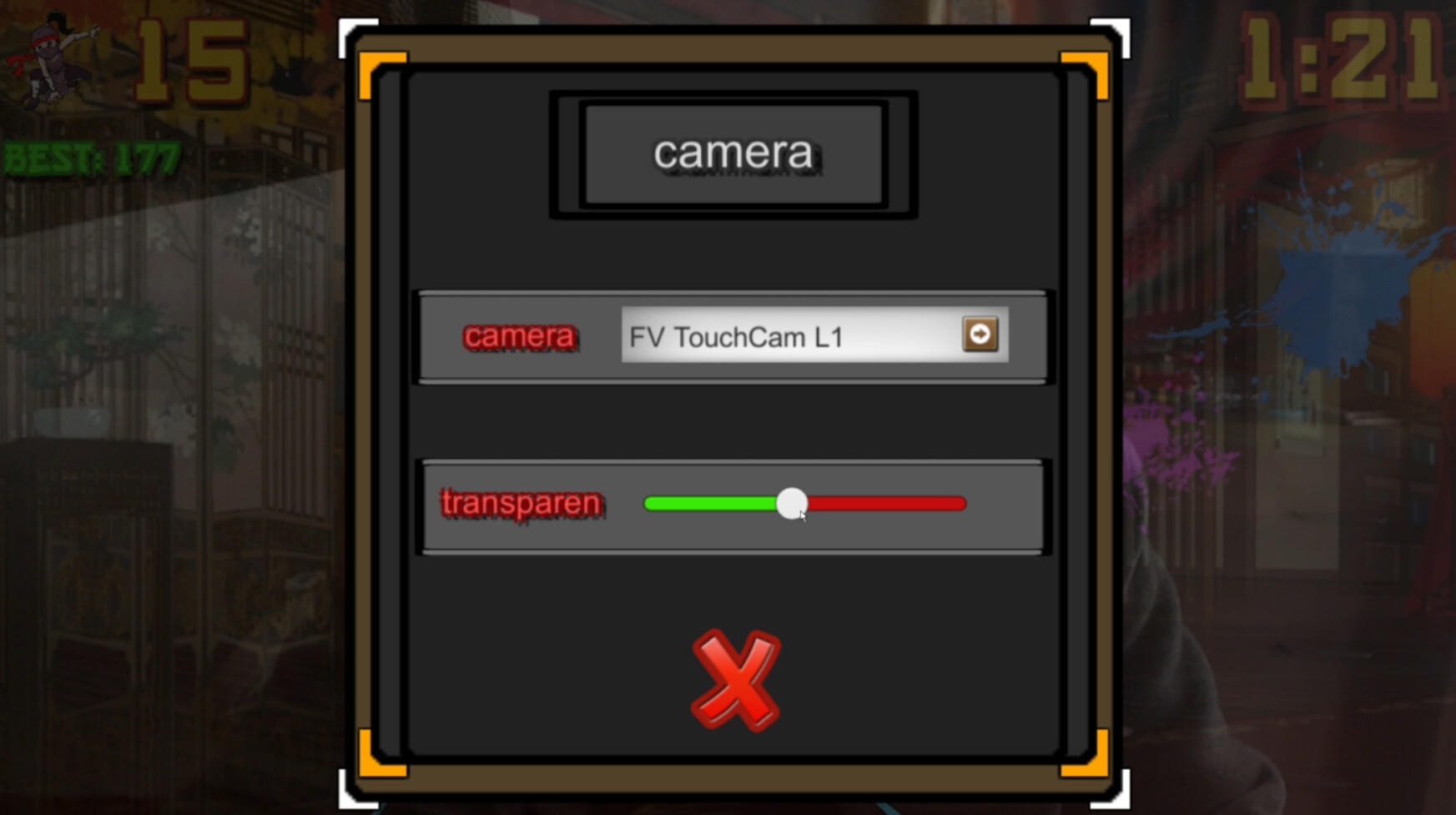 Fruit Slice by Motion Capture Game Screenshot