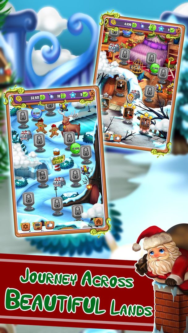 Screenshot of Christmas Mahjong: Holiday Fun