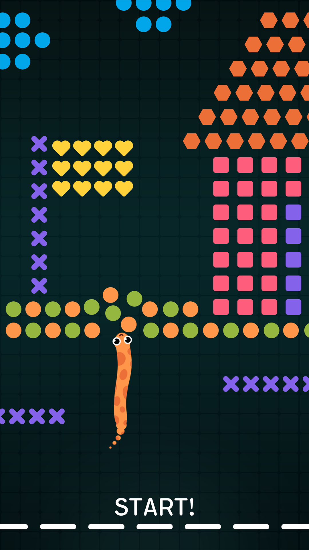 SNAKE COLORS Game Screenshot