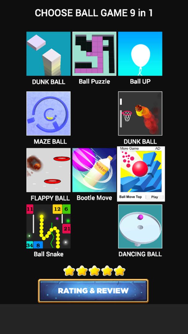 Bottle Move Flip 3D: 10 Game Crowd Ball Stack in 1 ภาพหน้าจอเกม