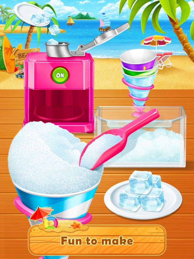 Screenshot of Summer Icy Snow Cone Maker
