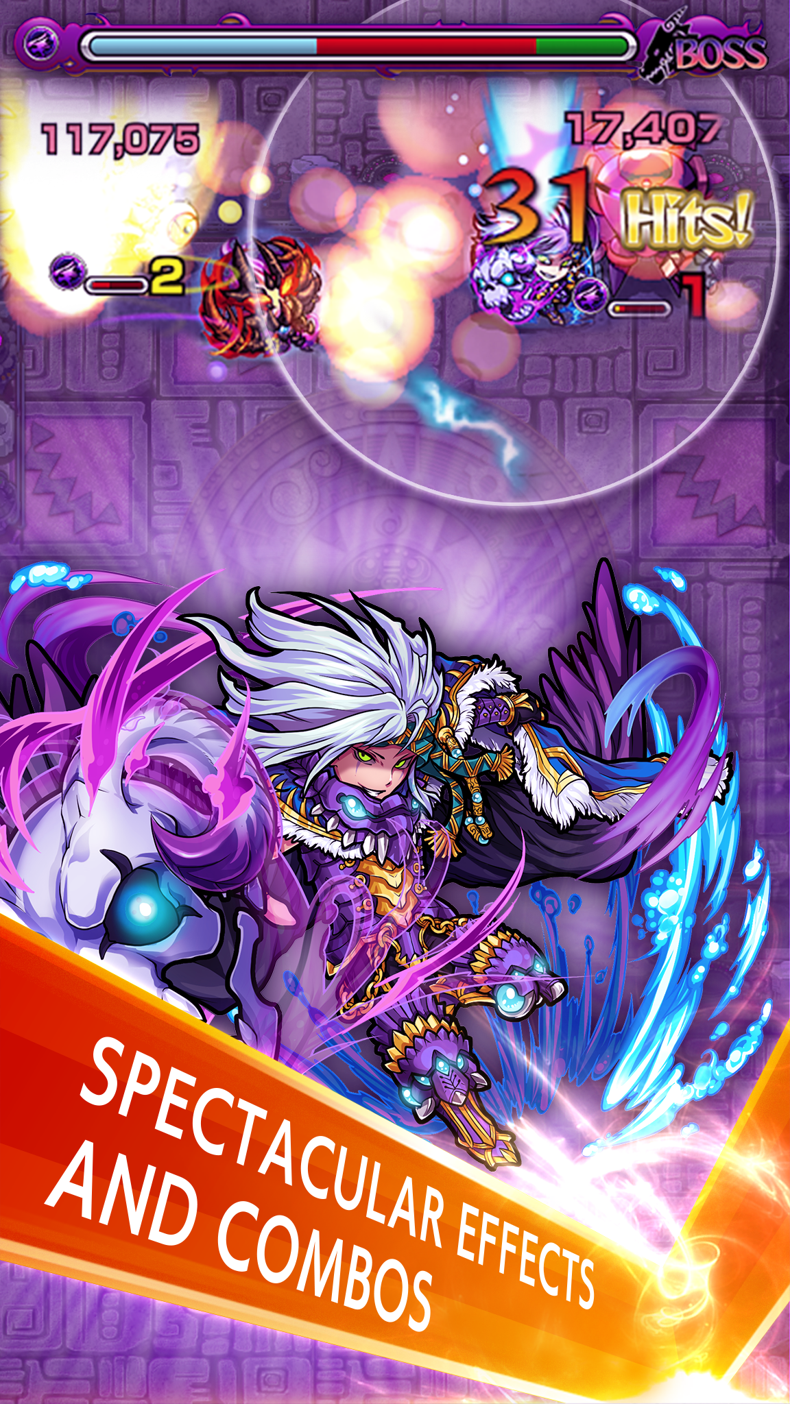 Monster Strike 遊戲截圖