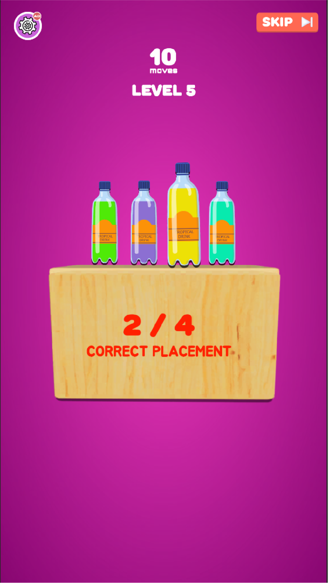 Bottle Swap Puzzle Game Screenshot