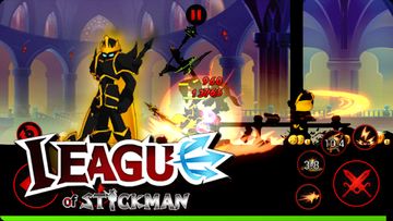 Captura de Tela do Jogo League of Stickman - Best acti