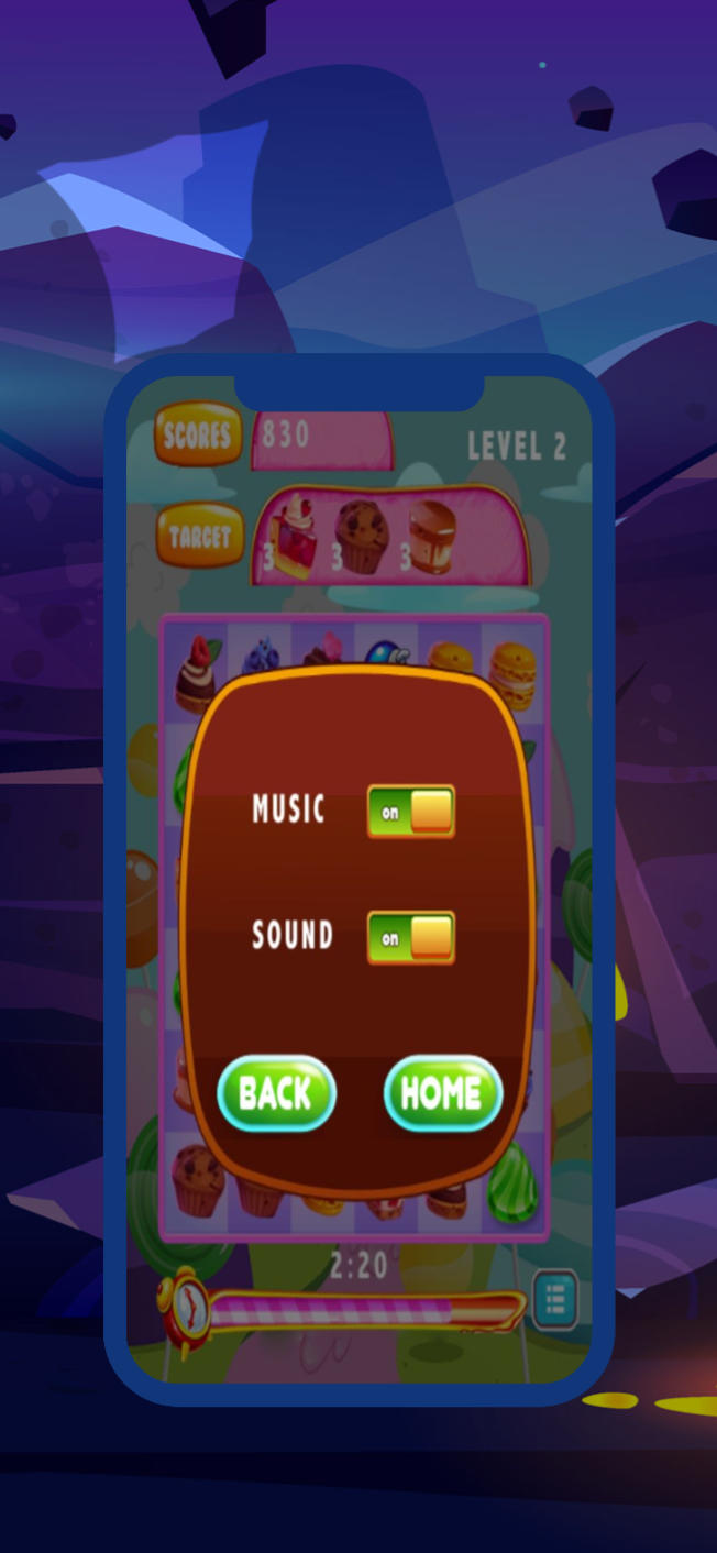 Candy Krush ภาพหน้าจอเกม