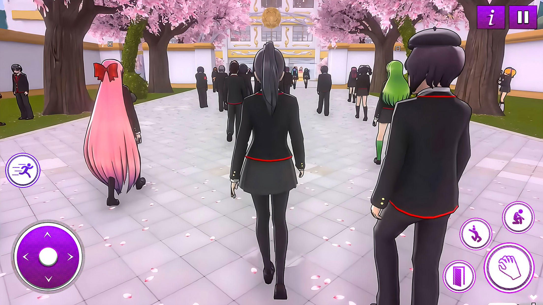 Screenshot of Anime School Girl Life Sim 3D