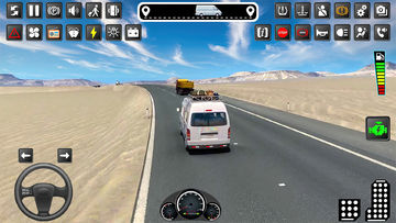 Dubai Van Simulator Car Game Game Screenshot