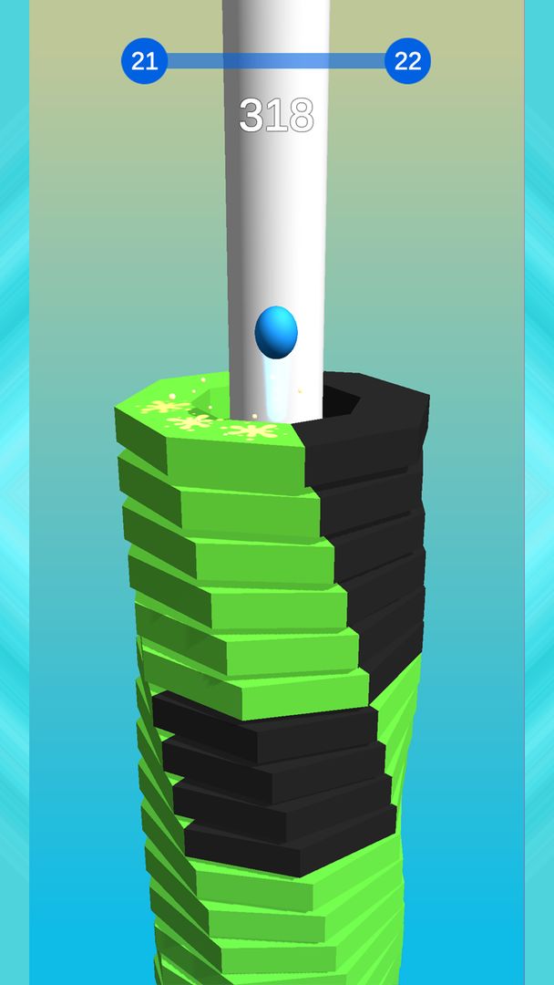 Candy Ball stack break screenshot game