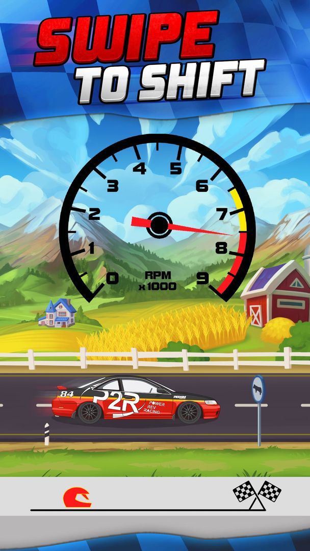 P2R Power Rev Roll Racing Game 게임 스크린 샷