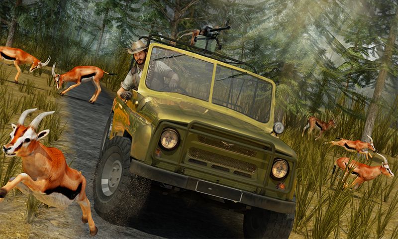 鹿狩獵 - 動物生存野生動物園狩獵遊戲截圖