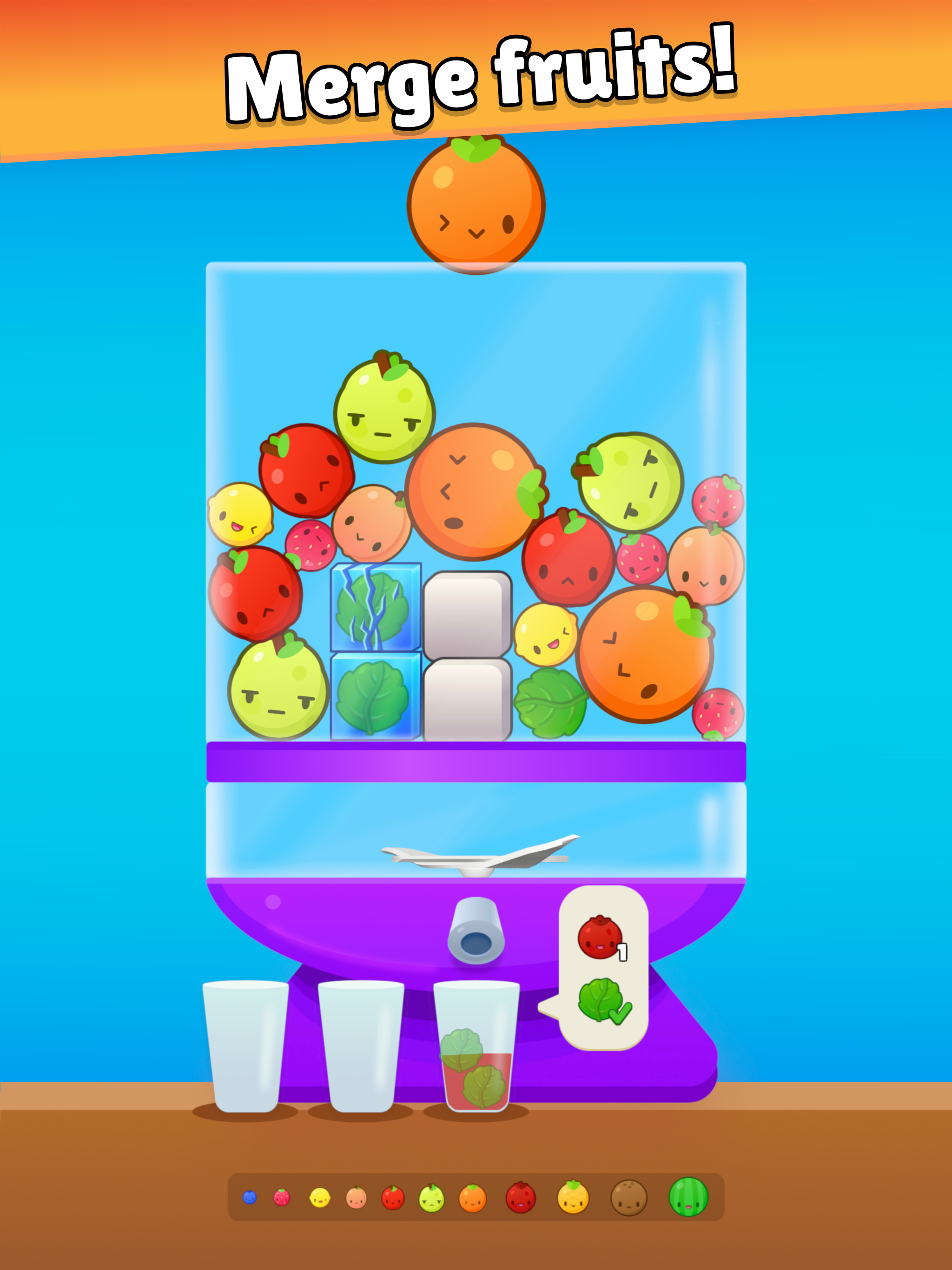 Cocktail Merge Game Screenshot