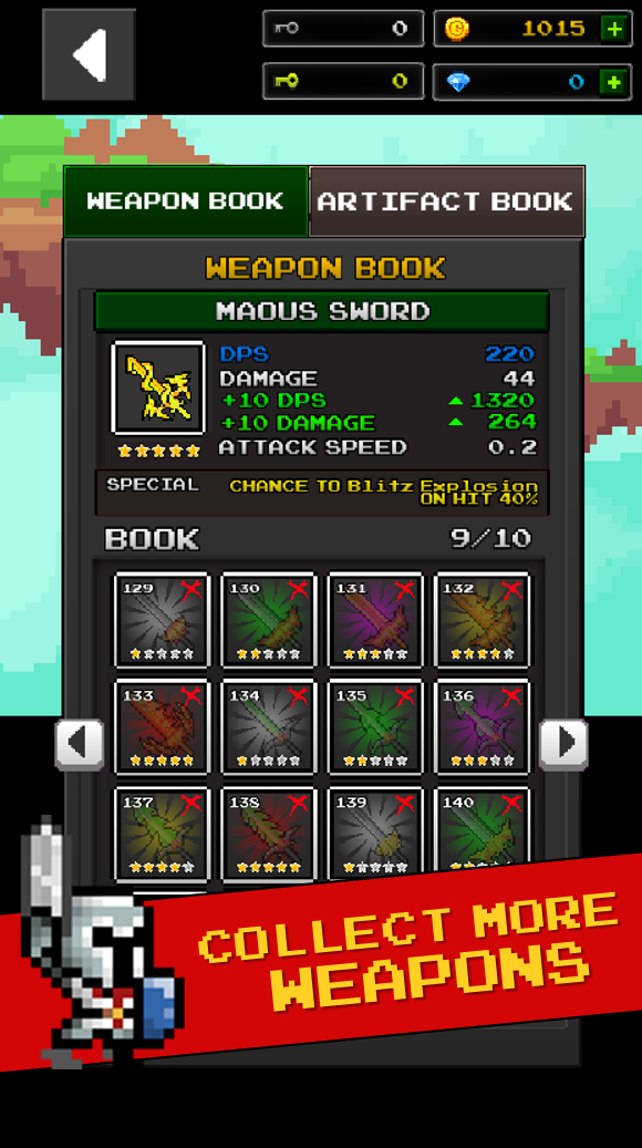 Grow Dungeon Hero VIP Game Screenshot