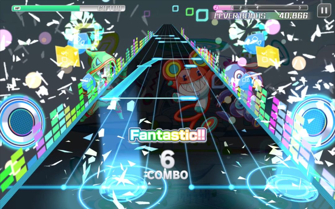 Sonic Beat feat. Crash Fever ภาพหน้าจอเกม