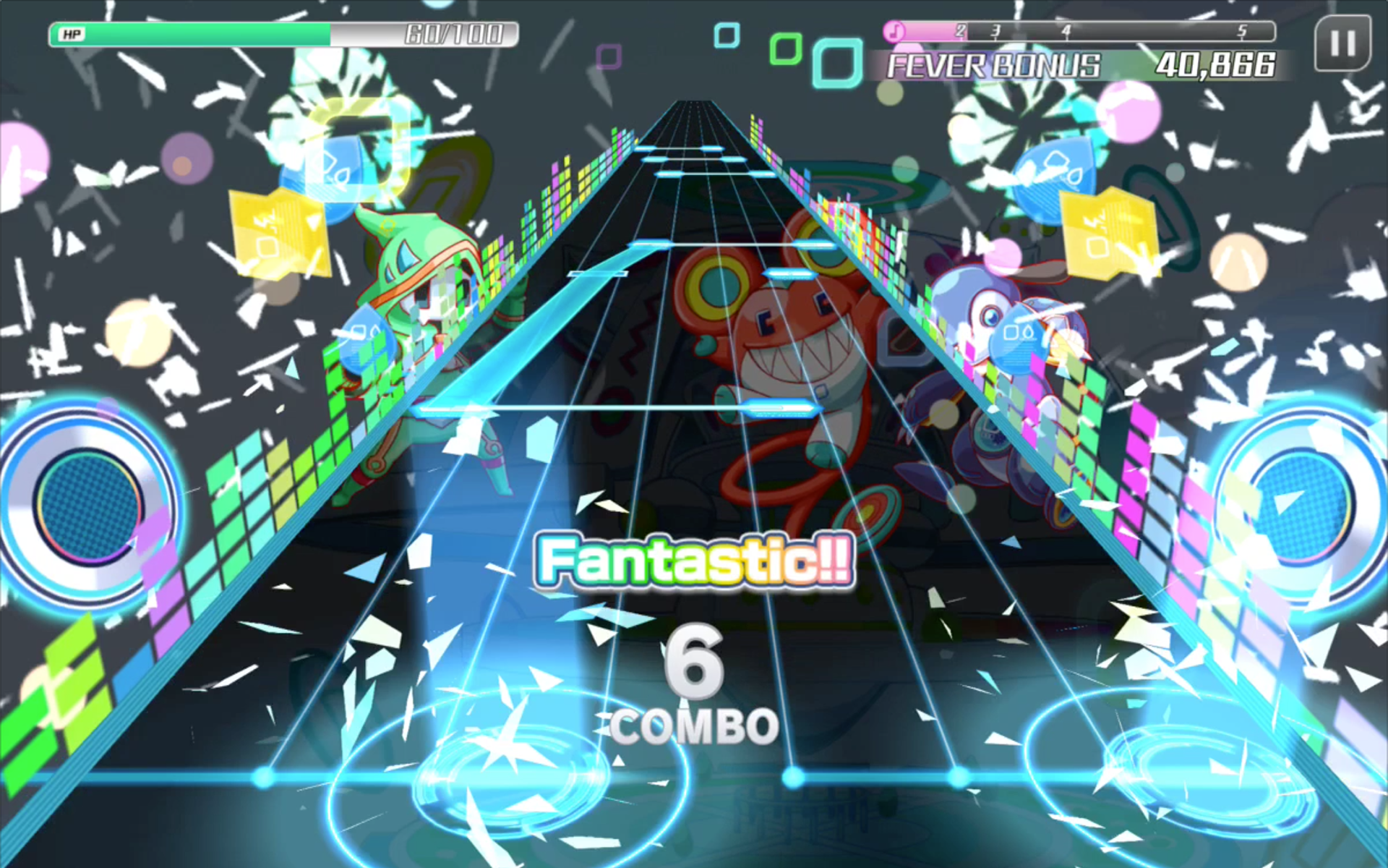 Sonic Beat feat. Crash Fever Game Screenshot