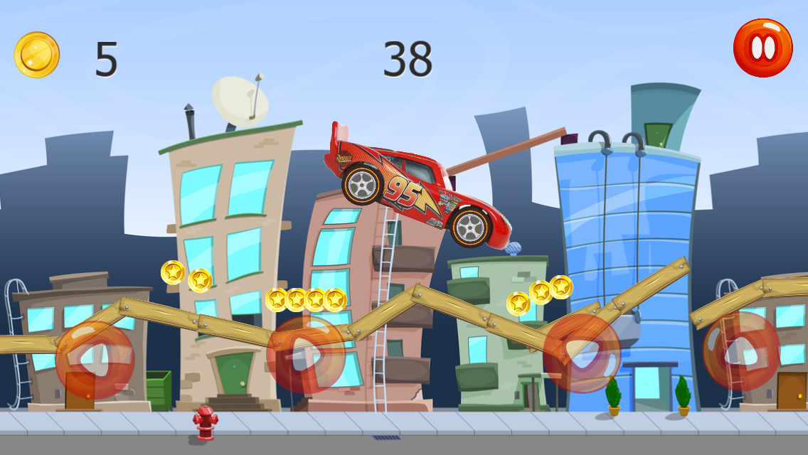 Ultimate Lightning Mcqueen Race Game Screenshot