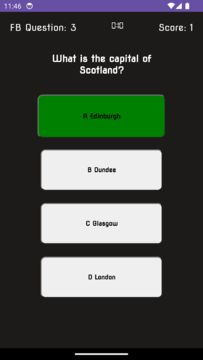 Quiz Game Game Screenshot