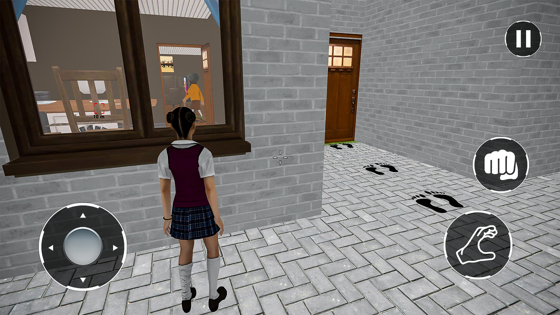 Scary Bad Teacher 3D Girl Game Game Screenshot