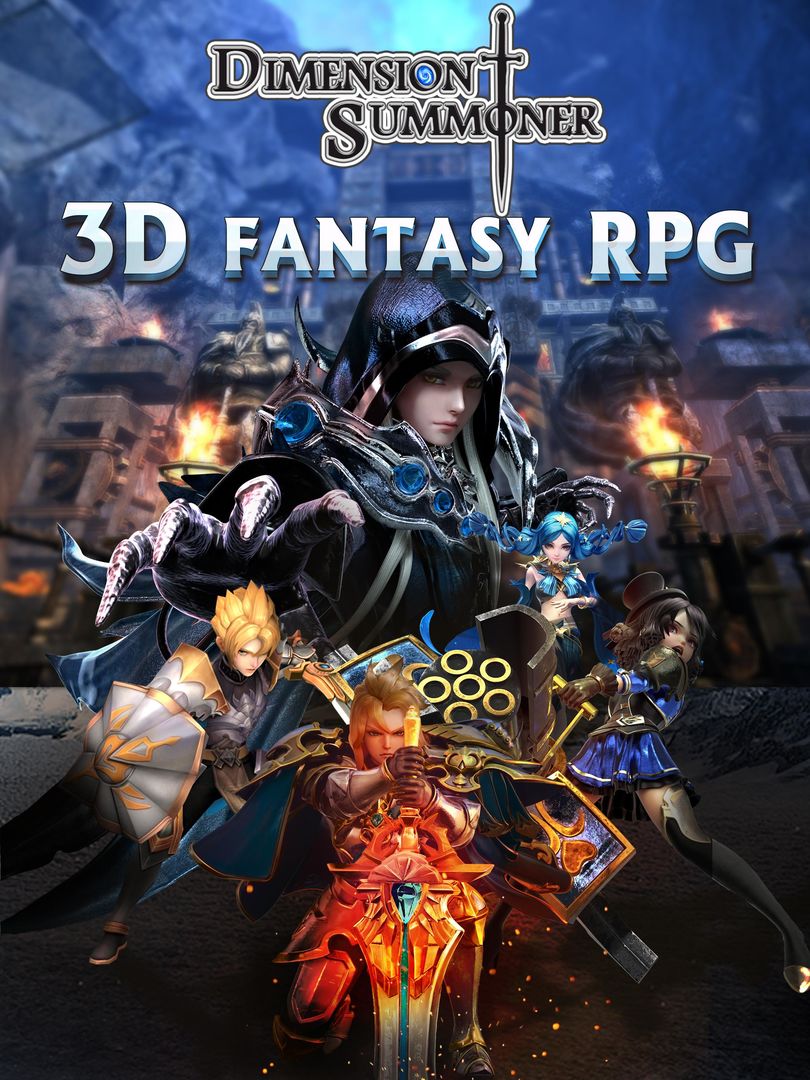 Dimension Summoner: Final Fighting Fantasy PVP RPG 게임 스크린 샷