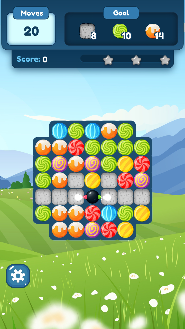 Candy Cluster Game Screenshot
