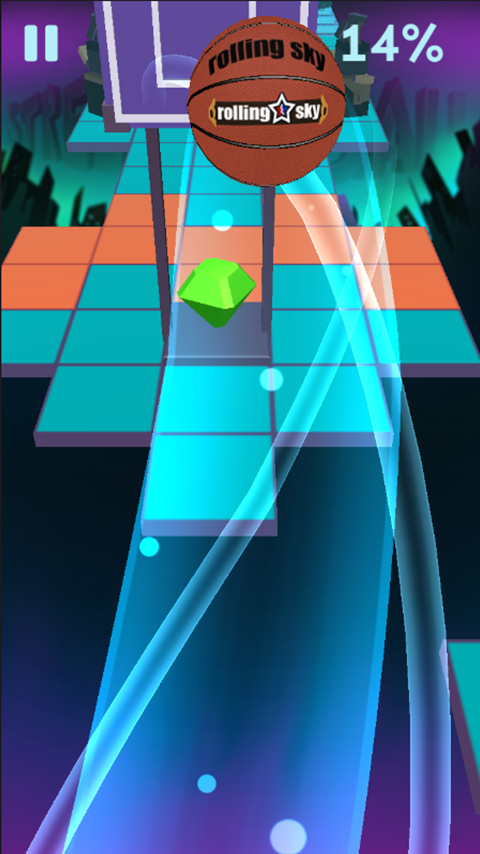 Screenshot of Rolling Sky Ball