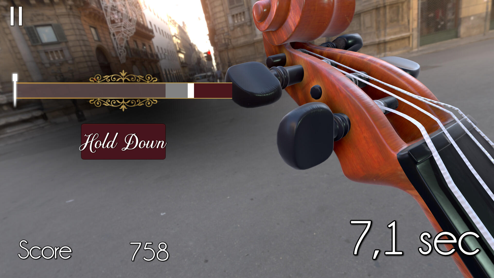 Screenshot of The Violinist