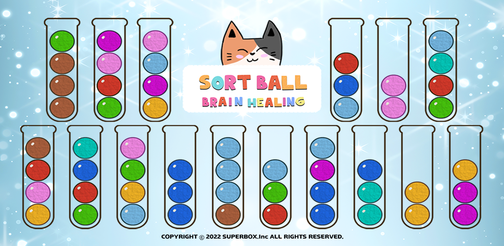 Captura de Tela do Vídeo de Sort Ball : Brain Healing Game