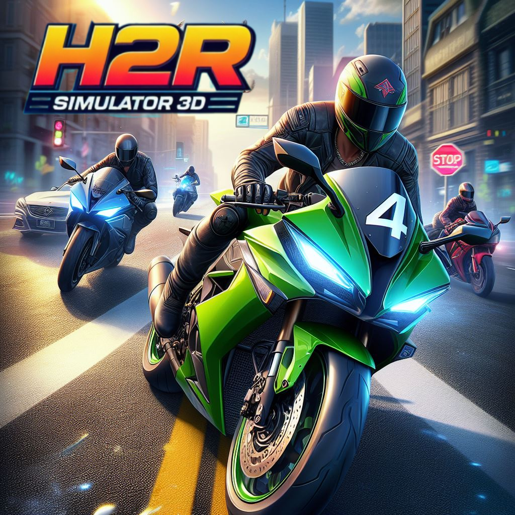 Simulator Ninja Kawasaki H2R Game Screenshot