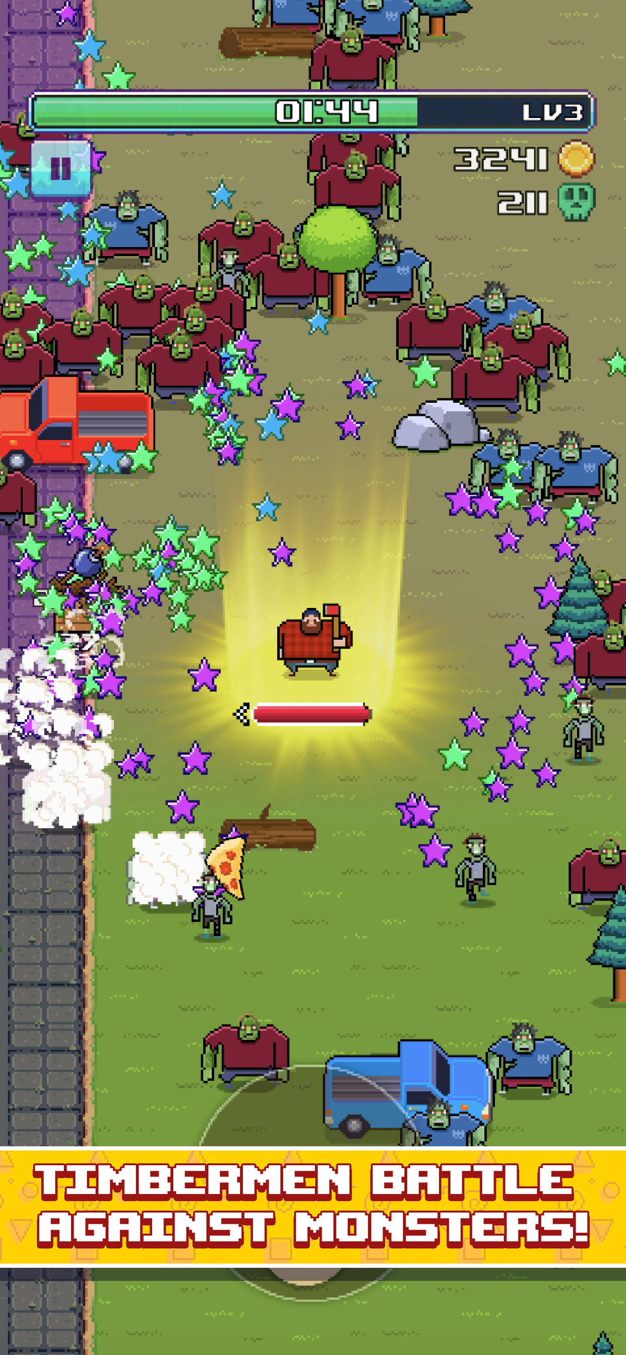 Timberman Survival Game Screenshot
