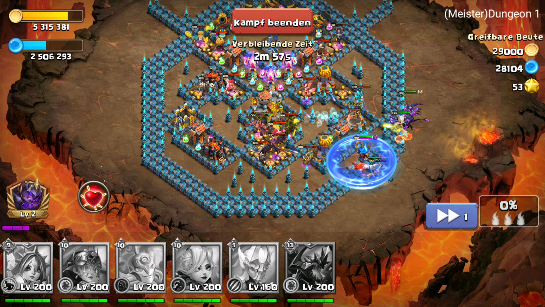 Castle Clash: King's Castle DE Game Screenshot