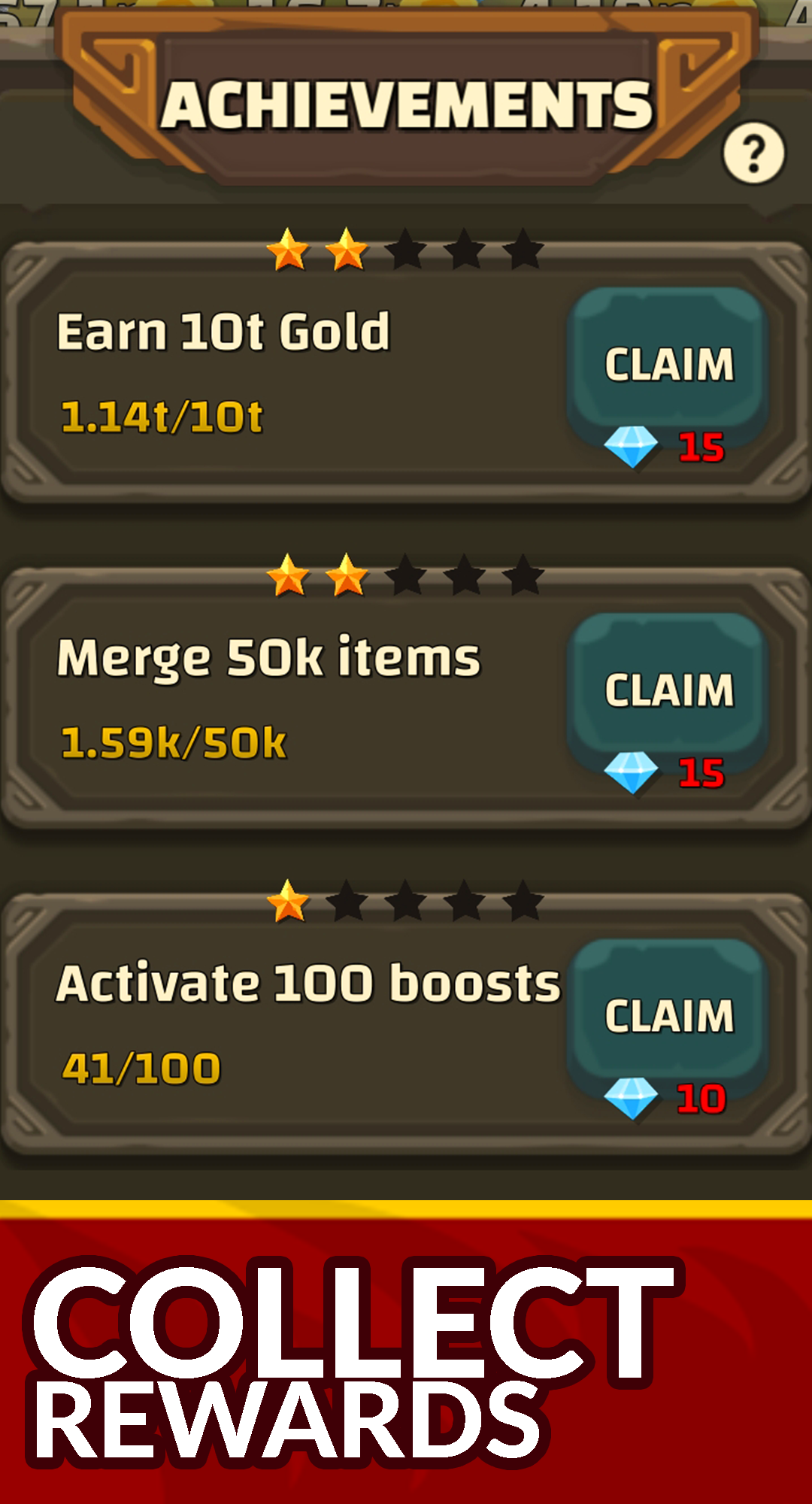 Blacksmith - Merge Idle RPG 遊戲截圖