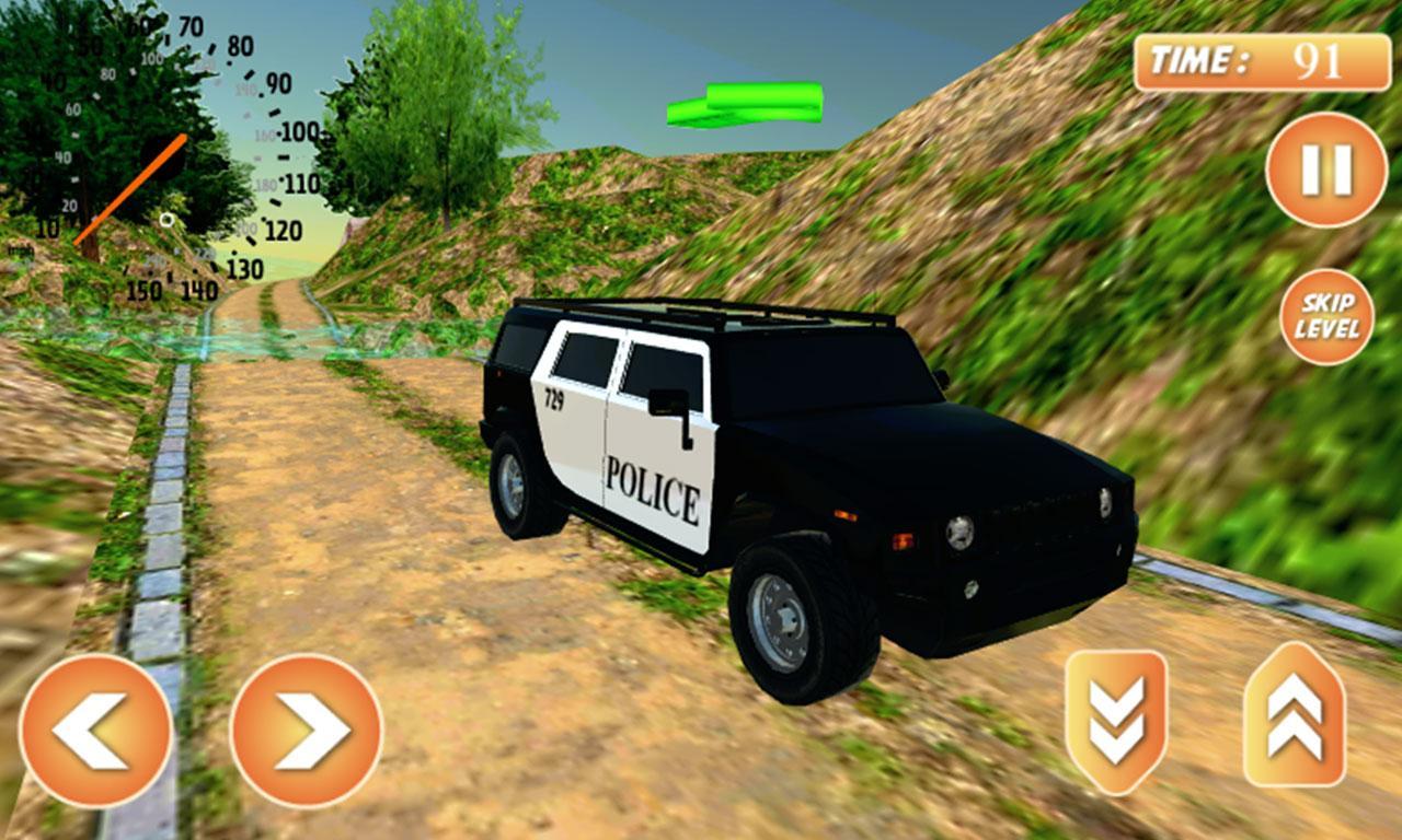 Скриншот игры Offroad Police Jeep Simulator