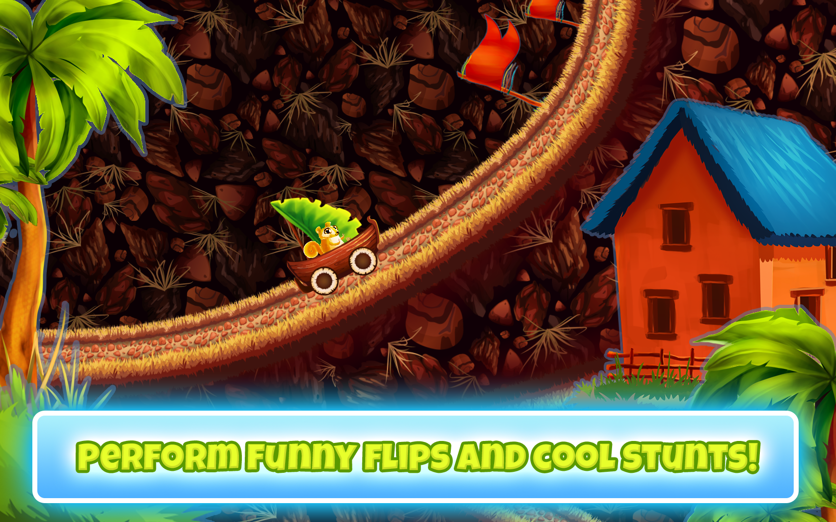 Fun Kid Racing - Madagascar Game Screenshot