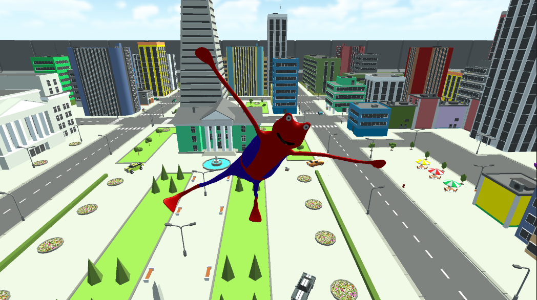 Cuplikan Layar Game Hero Frog Sandbox