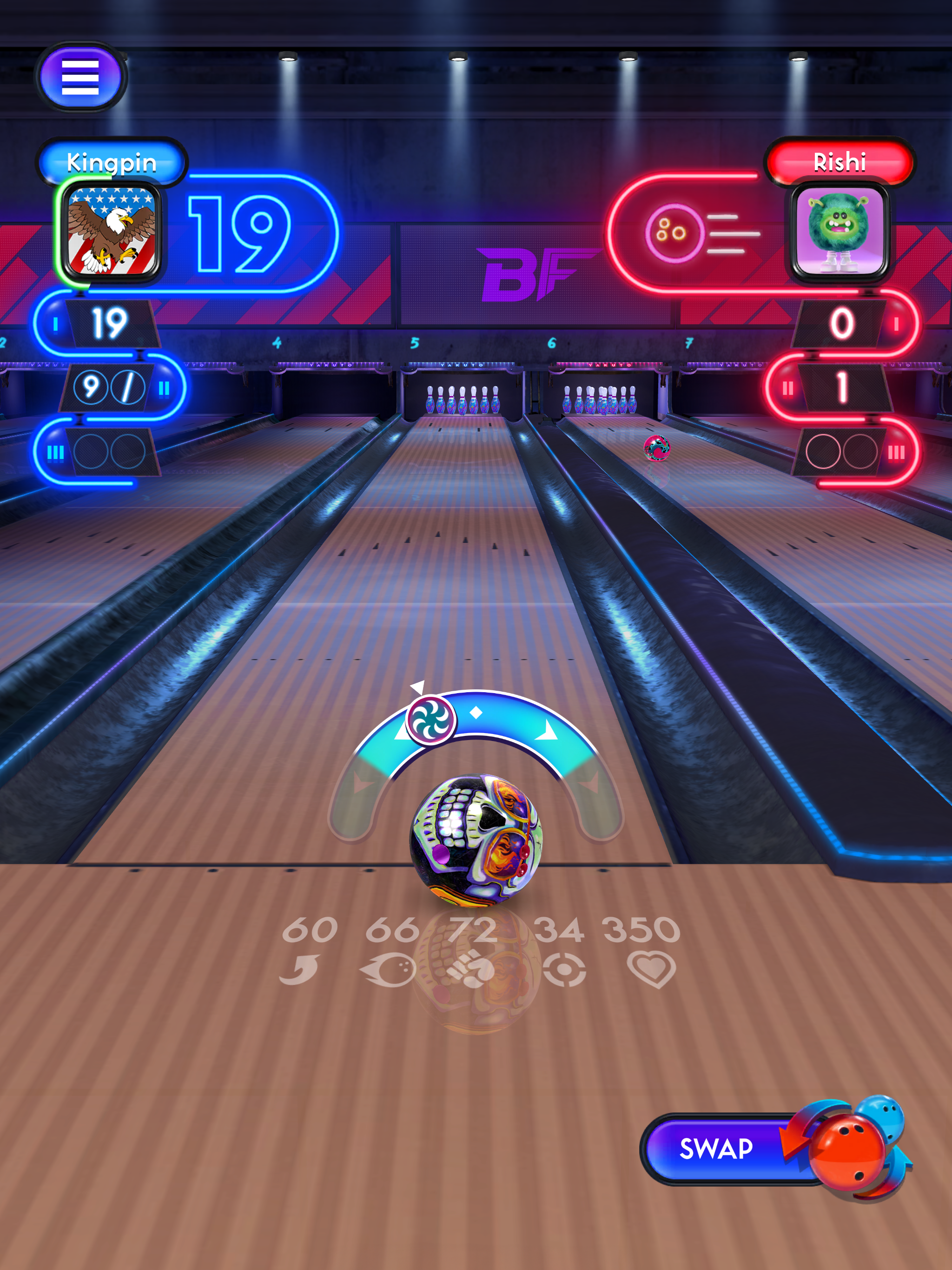 Bowling Fury: Ten Pin King Game Screenshot