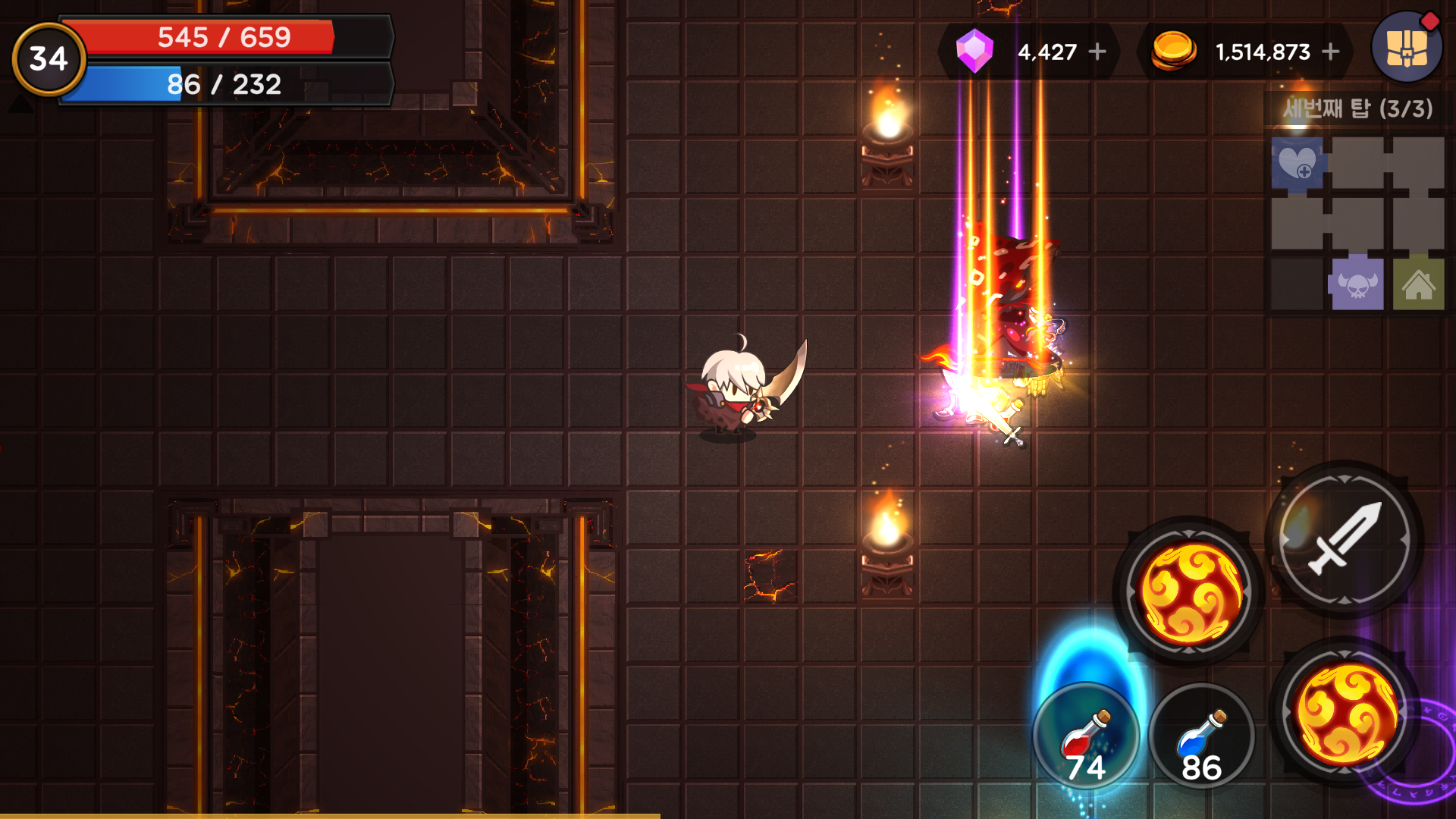 Tower And Swords Game Screenshot