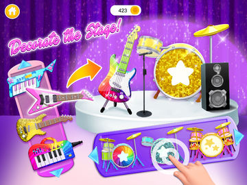Sweet Baby Girl Pop Stars Game Screenshot